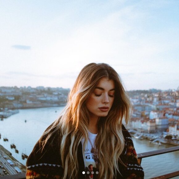 Arizona Vintage 'Vancouver' black vegan Navajo bomber, one size - Picture 6 of 12